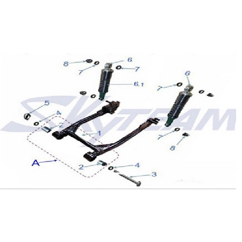 SKYTEAM BUBBLY YAG KECESI #ST125BB F1306-1